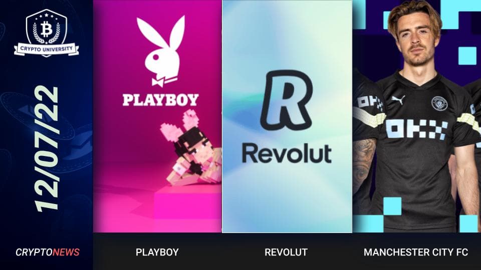 <strong>Playboy Partners With The Sandbox, Revolut Partners With Polkadot, OKX Sponsors Manchester City FC</strong>