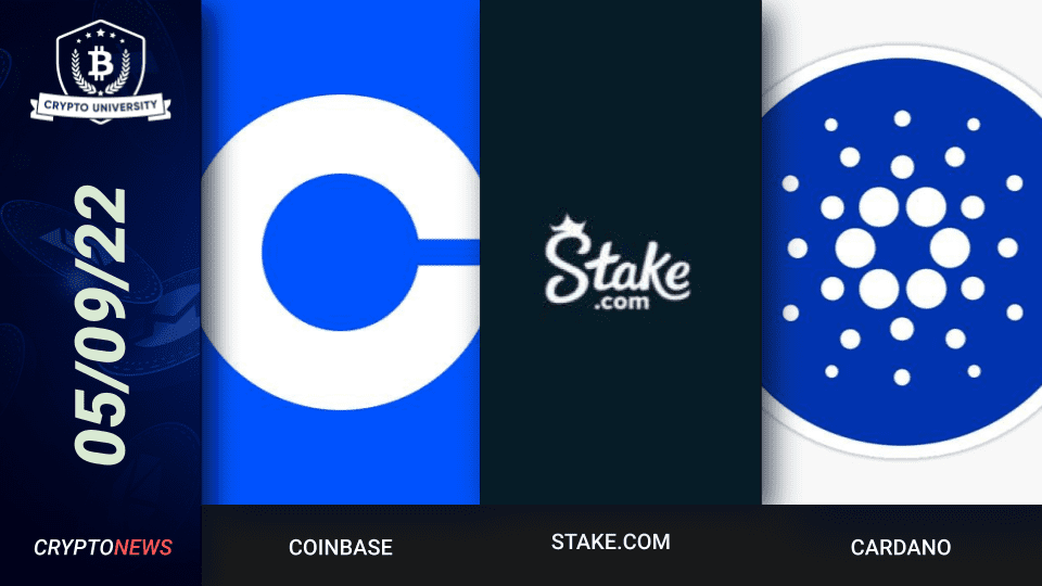 <strong>Coinbase 100X Price Bug, Crypto Casino Sued For $400M, Cardano Vasil Hardfork Release Date</strong>