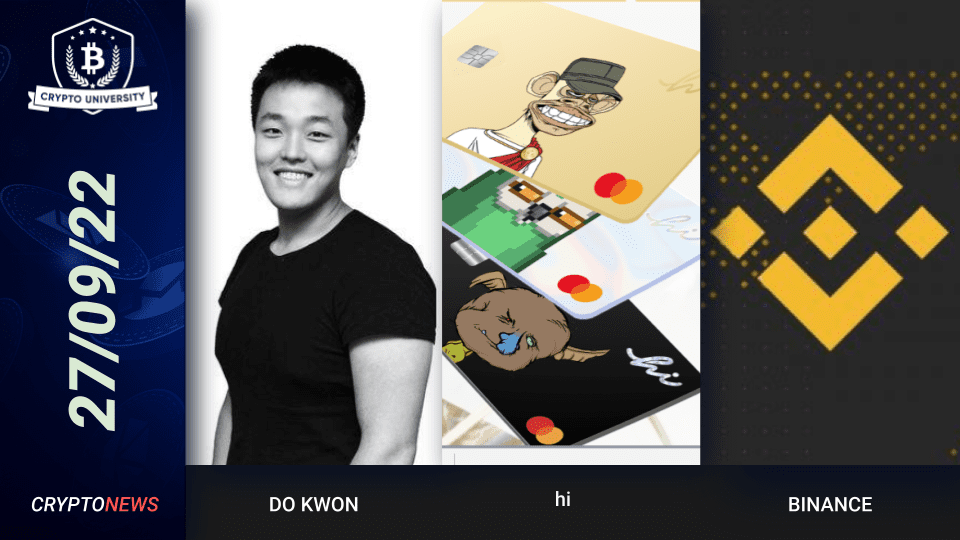 Interpol Issues Warrant of Arrest For Do Kwon, hi Launches NFT Card, Binance Enables Futures Trading in South Africa