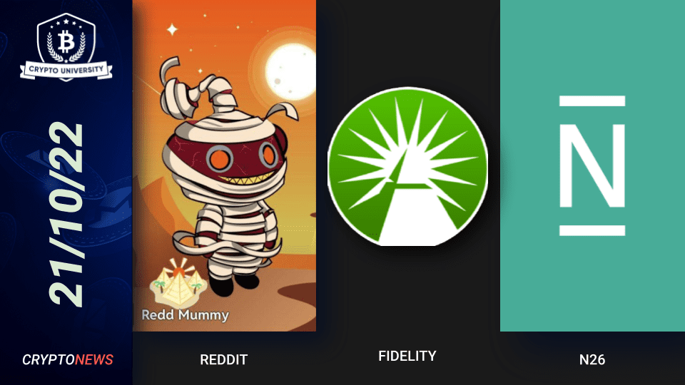 <strong>Reddit 2.5M Crypto Wallets Downloads, Fidelity Offers ETH Custody, N26 And BitPanda Partnership </strong>