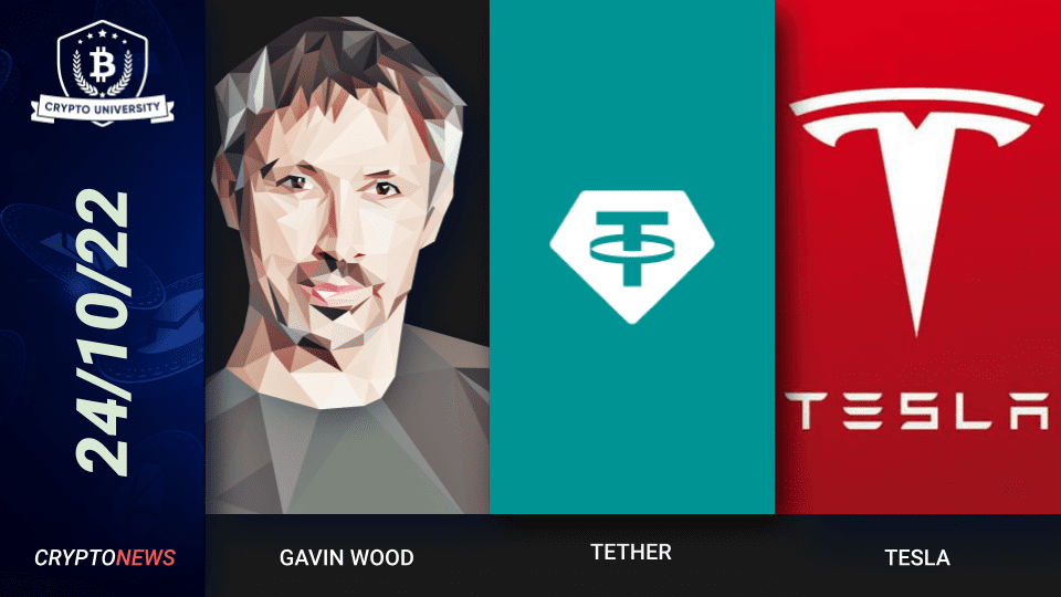 <strong>Gavin Wood Steps Down, 24 000 Tether ATMs In Brazil, Tesla Hodls Bitcoin In Q3</strong>
