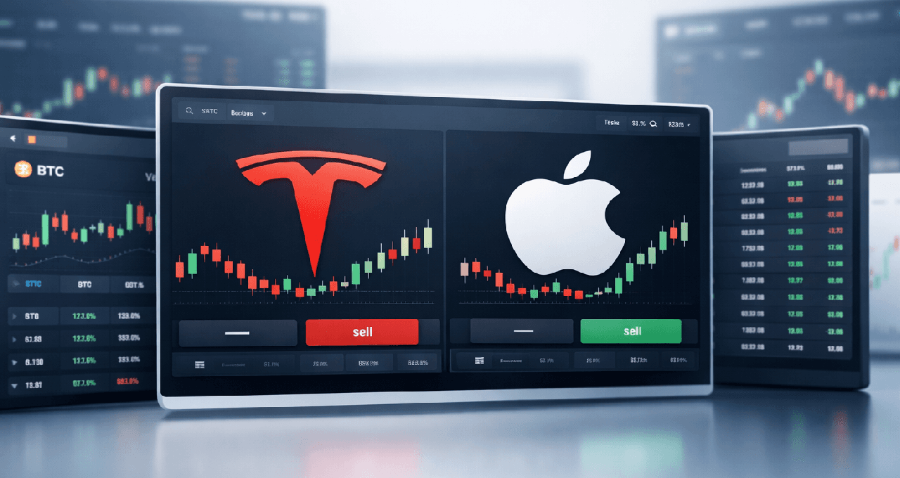 Beyond Crypto: How to Trade Tesla, Apple, and Other Stocks on These Exchanges