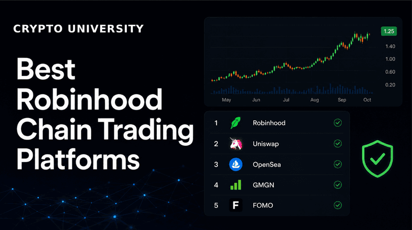 Best Robinhood Chain Trading Platforms in 2026: FOMO, GMGN, Uniswap and OpenSea Compared